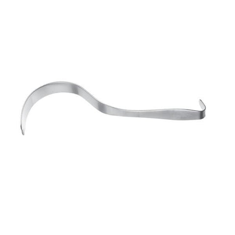 Miltex Retractor Deaver Padgett 12x1" Curved Blunt Stainless Steel Each - Integra Miltex - PM-9057