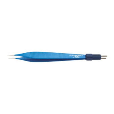 Miltex Forcep Adson Padgett 4-1/4" Needle Tip Blue Stainless Steel/Insulated/Bipolar Each - Integra Miltex - PM-9410