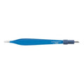 Miltex Forcep Adson Padgett 4-1/4" 1mm Tip Blue Stainless Steel/Insulated/Bipolar Each - Integra Miltex - PM-9412