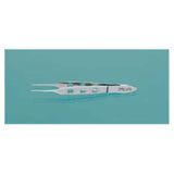 Miltex Forcep Tissue Bishop-Hartman Iris 3-3/8" 0.7mm Straight 1x2 Teeth SS Each - Integra Miltex - 18-868