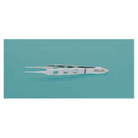 Miltex Forcep Tissue Bishop-Hartman Iris 3-3/8" 0.7mm Straight 1x2 Teeth SS Each - Integra Miltex - 18-868