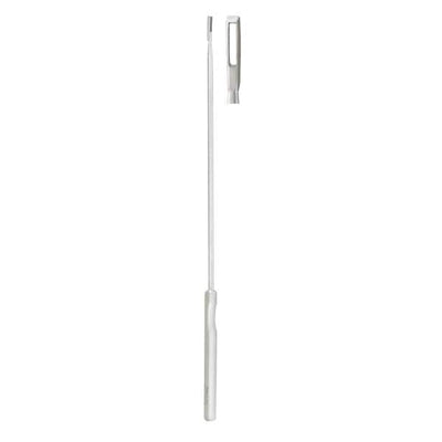 Miltex Curette Endocervical 12" 3x12mm Loop Tip Stainless Steel w/o Bskt Reusable Each - Integra Miltex - 30-1383