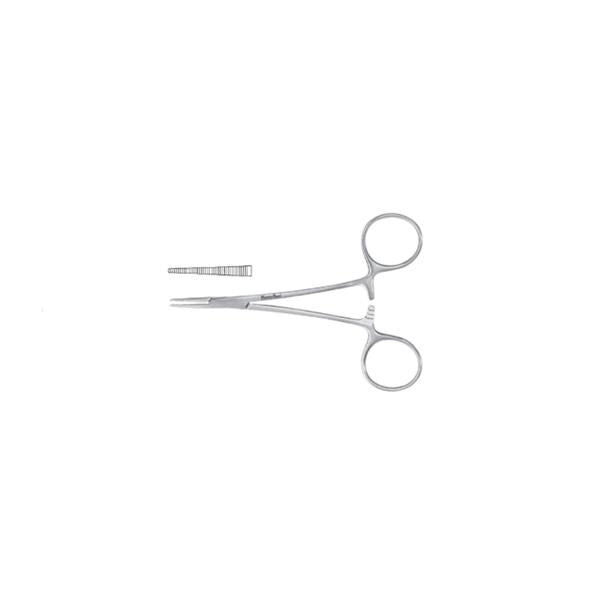 Miltex Forcep Hemostatic Jacobs Meister-Hand 5" Serrated Straight Micro SS Each - Integra Miltex - MH17-2600
