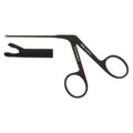 Miltex Forcep Micro Alligator 3-1/4" 0.5mm Wide Oval Cup Ebony Finish Each - Integra Miltex - 19-2090-B