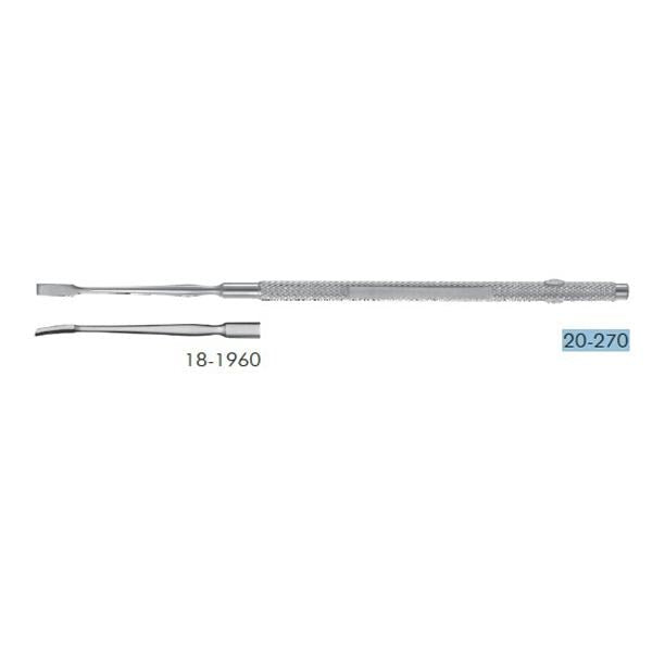 Miltex Chisel Freer 6-1/2" Straight Stainless Steel Each - Integra Miltex - 20-270