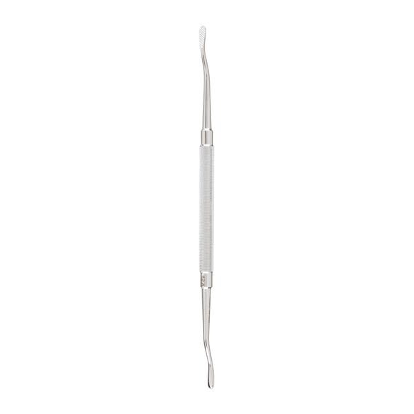 Miltex File Bone 7" Plain Serrated Stainless Steel Each - Integra Miltex - 40-1382