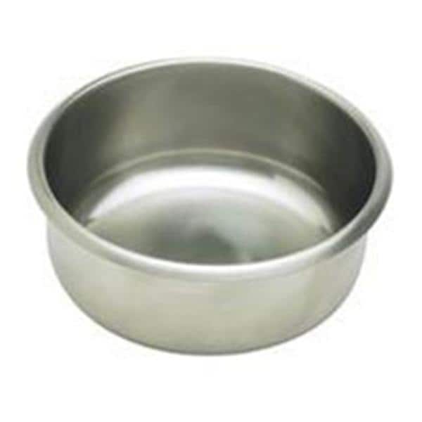 Miltex Bowl Sponge 16oz Stainless Steel Round 2x4-1/4" Silver Each - Integra Miltex - 3-901