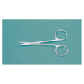 Miltex Scissors Iris 4" Smooth Curved Stainless Steel Each - Integra Miltex - 18-1405