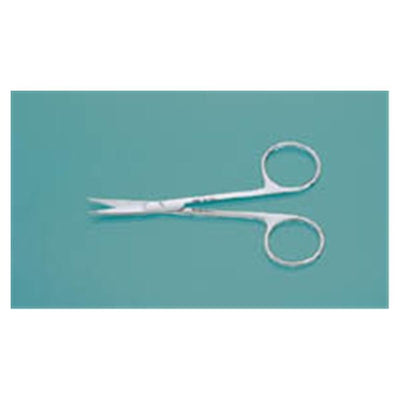 Miltex Scissors Iris 4" Smooth Curved Stainless Steel Each - Integra Miltex - 18-1405