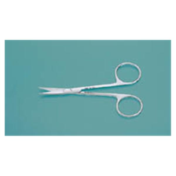 Miltex Scissors Iris 4" Smooth Curved Stainless Steel Each - Integra Miltex - 18-1405