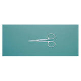 Miltex Scissors Iris 3-1/2" Smooth Straight 20mm Stainless Steel Each - Integra Miltex - 18-1396