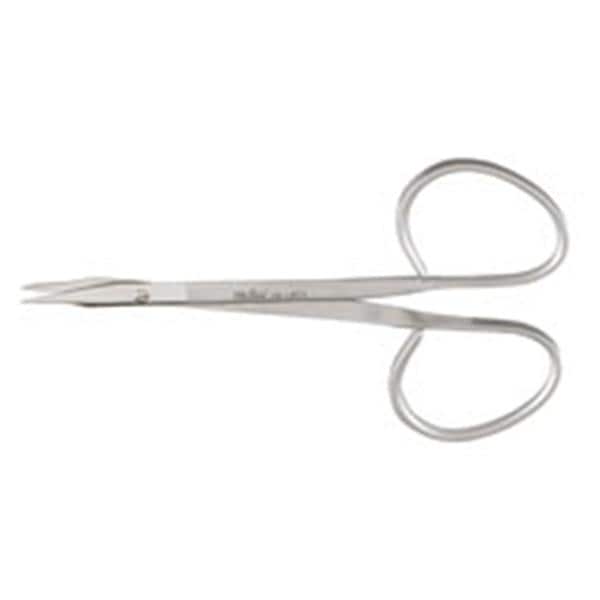 Miltex Scissors Suture 4" Sharp Slight Curve Stainless Steel Each - Integra Miltex - 18-1653