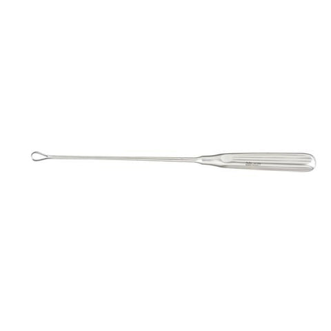 Miltex Curette Uterine Sims 11" #2 Malleable Shank Sharp Blade Tip Stainless Steel Each - Integra Miltex - 30-1205-2