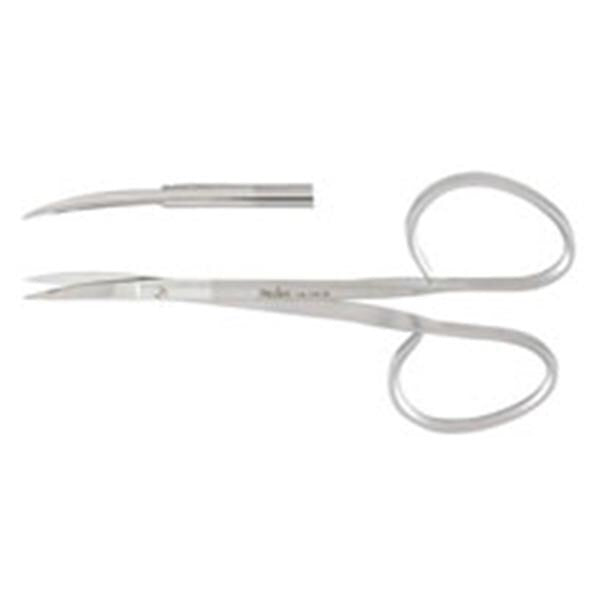 Miltex Scissors Iris 4" Smooth Curved Standard Stainless Steel Each - Integra Miltex - 18-1416