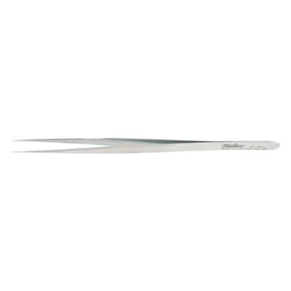 Miltex Forcep Jewelers Swiss 4-3/4" Fine Tip Serrated Straight Flat #1 SS/NMgntc Eachch - Integra Miltex - 17-301