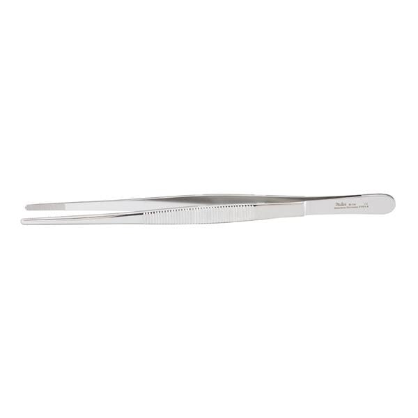 Miltex Forcep Dressing 8" Serrated Tips Stainless Steel Each - Integra Miltex - 6-14