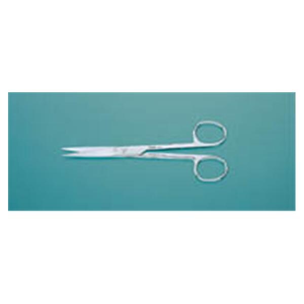 Miltex Scissors Operating 6-1/2" Sharp/Sharp Straight Standard Stainless Steel Each - Integra Miltex - 5-8
