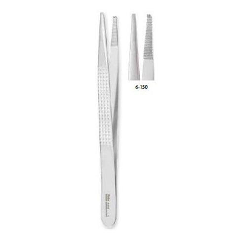 Miltex Forcep Tissue Bonney 7" Serrated 2x3 Teeth Stainless Steel Each - Integra Miltex - 6-150