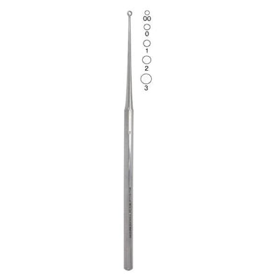 Miltex Curette Eachr Buck Vantage 6-1/2" #1 Blunt Tip Straight Stainless Steel Each - Integra Miltex - V919-284