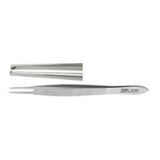 Miltex Forcep Stevens Iris 4" 1mm Wide Tip Straight 1x2 Teeth Stainless Steel Each - Integra Miltex - 18-804