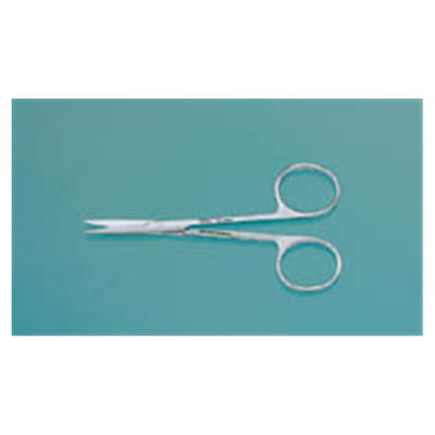 Miltex Scissors Iris 4" Smooth Straight Stainless Steel Each - Integra Miltex - 18-1404