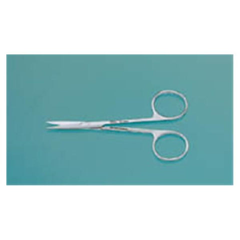 Miltex Scissors Iris 4" Smooth Straight Stainless Steel Each - Integra Miltex - 18-1404