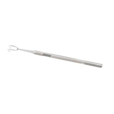 Miltex Hook Cottle 5-1/2" 12mm Sharp/Wide Double Prongs Stainless Steel Eachch - Integra Miltex - 21-144