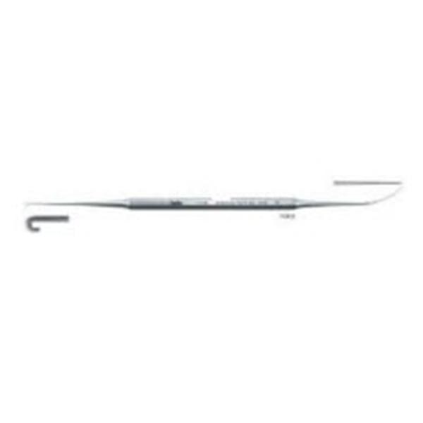 Miltex Extractor Hook Varady 6-3/4" Micro/Spatula Stainless Steel Each - Integra Miltex - 10309