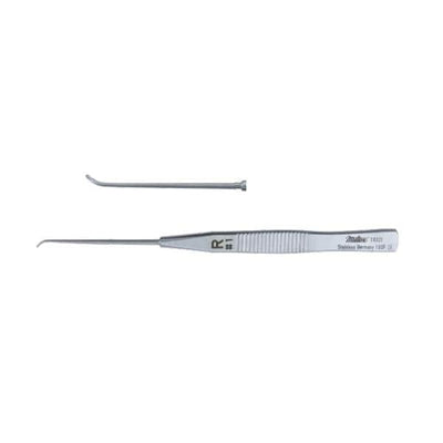 Miltex Hook Phlebectomy Phlebectomy Mueller 5-1/4" Left/#4 Blnt Flt Hndl 1Prng SS Each - Integra Miltex - 10334