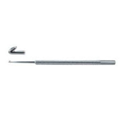 Miltex Hook Phlebectomy Crochet Phlebectomy 6" #2 2.45mm Blunt Round Tip SS Each - Integra Miltex - 10406