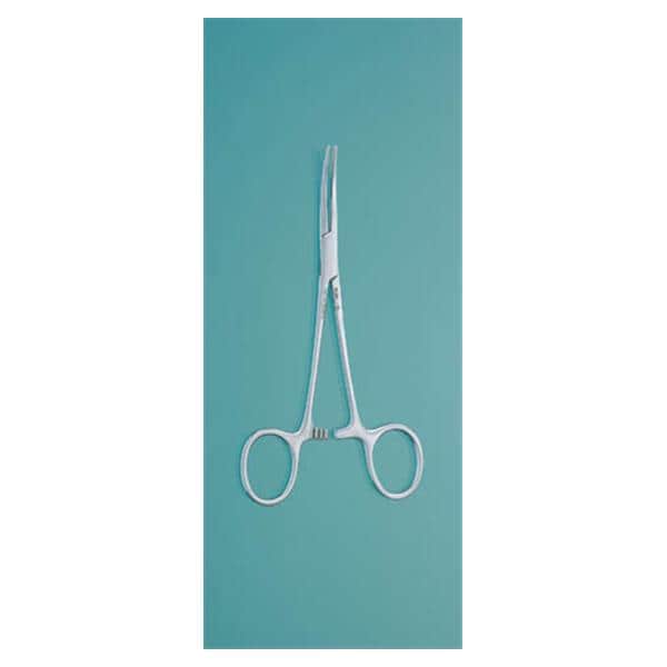 Miltex Forcep Hemostatic Kelly 5-1/2" Serrated Curved Stainless Steel Each - Integra Miltex - 7-38
