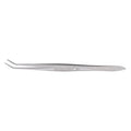 Miltex Forcep Utility Nugent 4-1/4" 1.2mm Wide Tip Cross Serrated Angled SS Each - Integra Miltex - 18-958