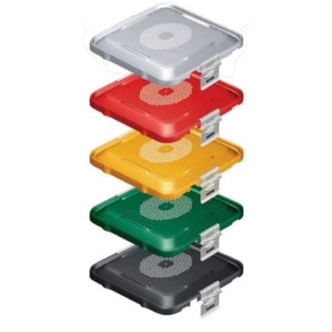 Miltex Lid Sterilization Container Full Size Each - Integra Miltex - 730620
