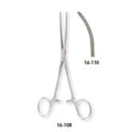 Miltex Forcep Intestinal Baby Doyen 6-3/4" Curved Diagonal Serrated Stainless Steel Each - Integra Miltex - 16-110
