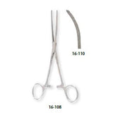 Miltex Forcep Intestinal Baby Doyen 6-3/4" Curved Diagonal Serrated Stainless Steel Each - Integra Miltex - 16-110