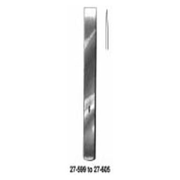 Miltex Osteotome Swiss Pattern 5" 4mm Tip Stainless Steel Reusable Each - Integra Miltex - 27-600