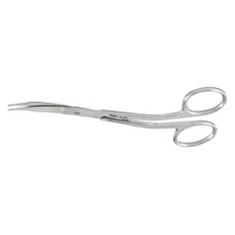 Miltex Scissors Goldman-Fox 5" Serrated Curved Stainless Steel Each - Integra Miltex - 5D-322