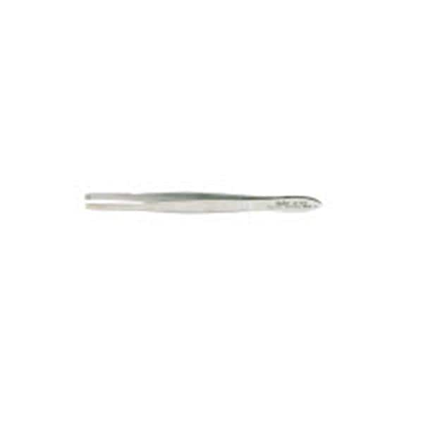 Miltex Forcep Cilia Douglas 3-1/2" 2.5mm Thin Tip Horizontal Serrated Straight SS Eachch - Integra Miltex - 18-1106