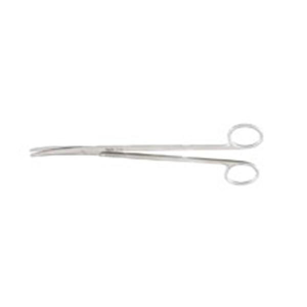 Miltex Scissors Metzenbaum 8" Blunt Curved Standard Stainless Steel Eachch - Integra Miltex - 5-184