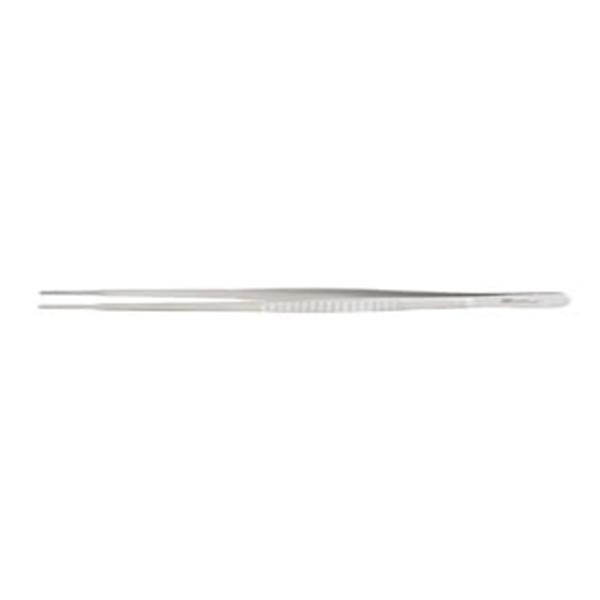 Miltex Forcep Tissue Debakey 9-1/2" 2.5mm Wide Atraumatic Tip Straight SS Each - Integra Miltex - 24-554