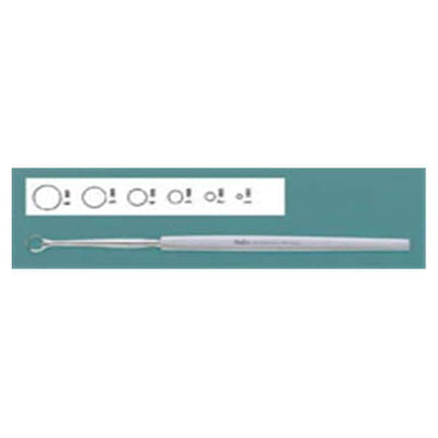 Miltex Curette Dermal Fox 5-1/2" 1mm Round Tip Stainless Steel Each - Integra Miltex - 33-5B
