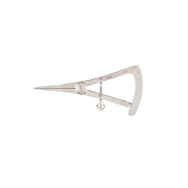 Miltex Caliper Castroviejo 3-1/4" Measuring/Marking Flexible Tip Graduated 0-20mm SS Each - Integra Miltex - 18-650