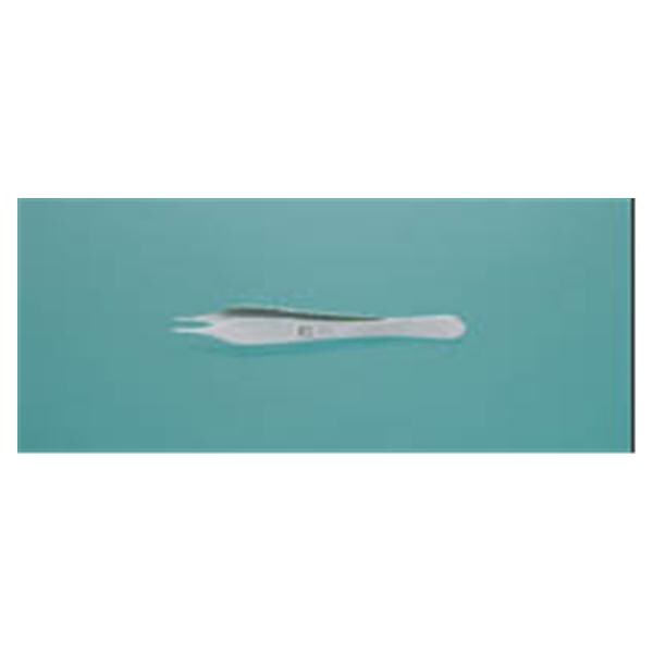 Miltex Forcep Tissue & Suture Adson 4-3/4" Tying Platform Straight 1x2 Teeth SS Each - Integra Miltex - 6-123