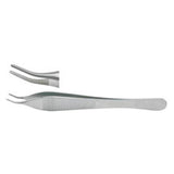 Miltex Forcep Dressing Adson 4-3/4" Serrated Angled Stainless Steel Each - Integra Miltex - 6-118A