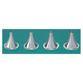 Miltex Speculum Eachr Boucheron #1-4 Round Tip Chrome 4/set - Integra Miltex - 19-2