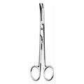 Miltex Scissors Serratex Mayo 6-3/4" Fine Serrated Curved Stainless Steel Eachch - Integra Miltex - 5-134
