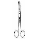 Miltex Scissors Serratex Mayo 6-3/4" Fine Serrated Curved Stainless Steel Eachch - Integra Miltex - 5-134