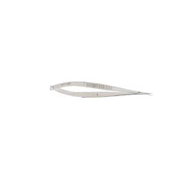 Miltex Scissors Microsurgical 6" Flat/Sharp/Sharp Curved 8mm Stainless Steel Each - Integra Miltex - 17-2040
