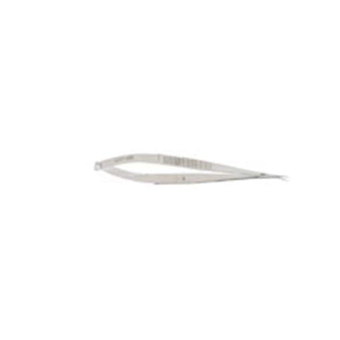 Miltex Scissors Microsurgical 6" Flat/Sharp/Sharp Curved 8mm Stainless Steel Each - Integra Miltex - 17-2040