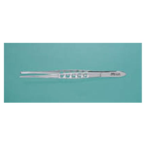 Miltex Forcep Tissue 5-1/2" Straight 1x2 Teeth Lightweight Stainless Steel Each - Integra Miltex - 6-44XL
